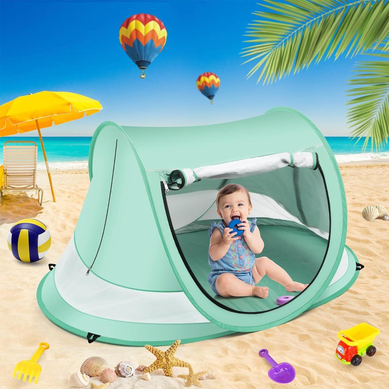 Outdoor Adventure Tent - Tenda Pantai Bayi Lipat Anti UV,