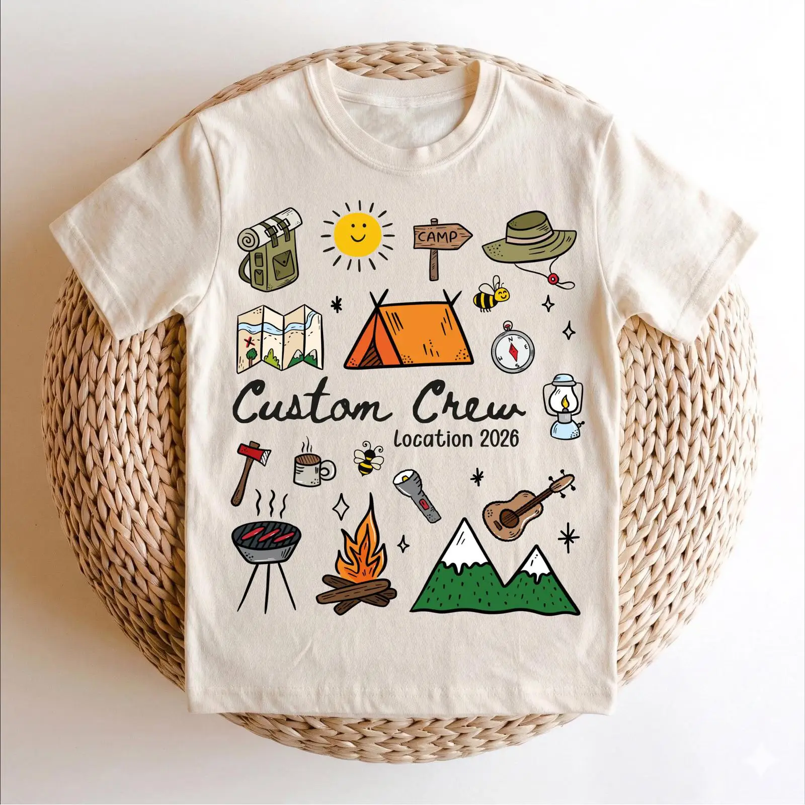Outdoor Adventure Group - Kaos Custom Camping Crew 2026, Personalisasi