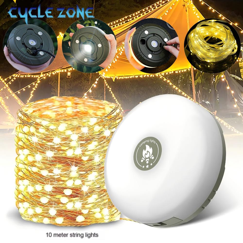 Outdoor Adventure Zone - Lampu Kemah LED dengan Lampu Garis