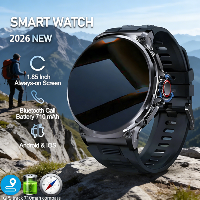 Outdoor Adventure Zone - Jam Tangan Pintar Pria 710mAh untuk