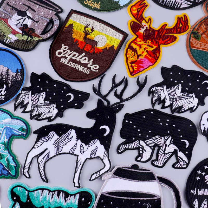 Outdoor Adventure And Travel Show - Rusa Patch Petualangan Travel Patch Bordir