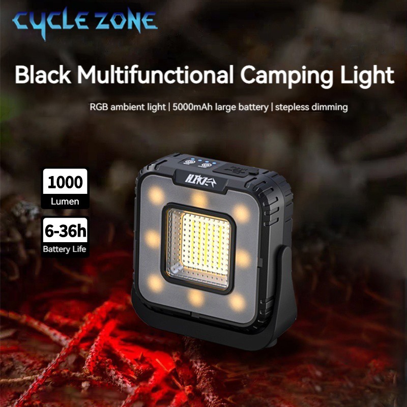 Outdoor Adventure Zone - Lampu Camping Isi Ulang 5000mAh Peredupan