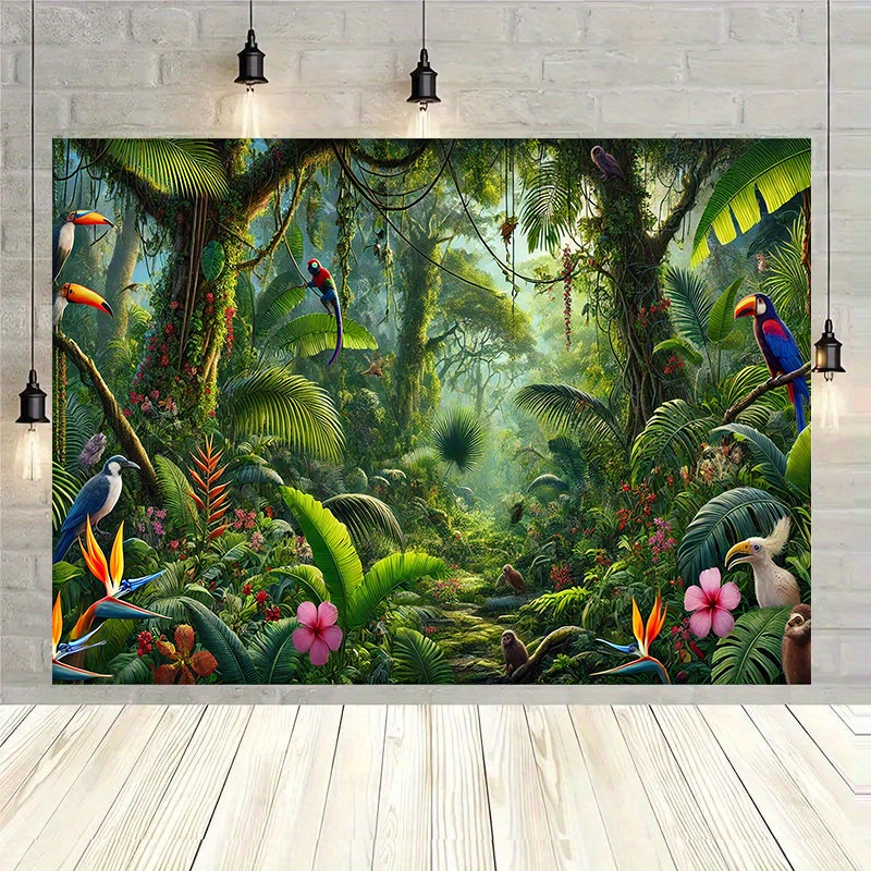 Outdoor Adventure Background - 1 Buah Dekorasi Latar Belakang Spanduk