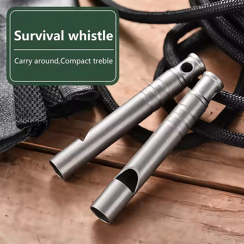 Outdoor Adventure Youtube - Peluit Darurat Titanium Baru dengan Tali
