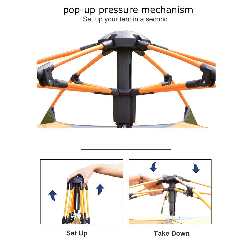 Gurun & Rubah 3-4 Orang Kubah  - Outdoor Adventure Tent ulasan dan harga