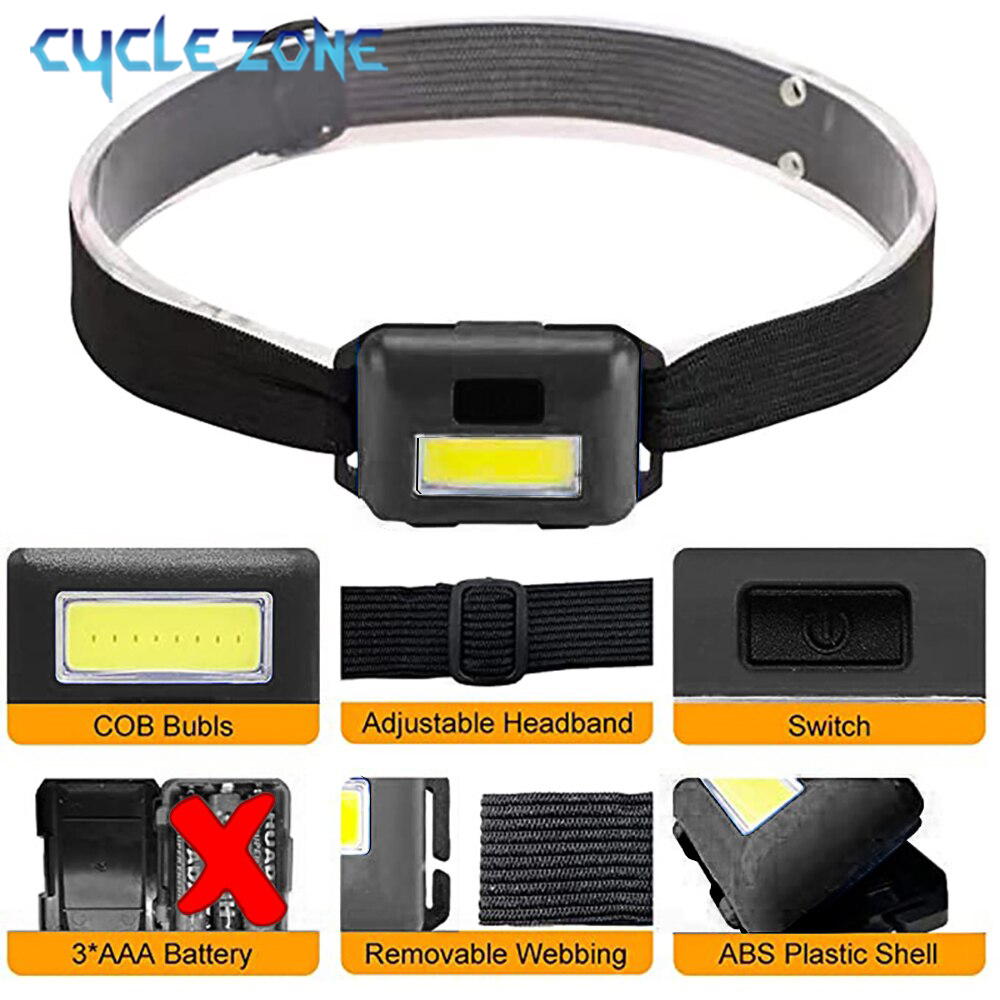 Lampu depan COB portabel Mini, - Outdoor Adventure Zone ulasan dan harga