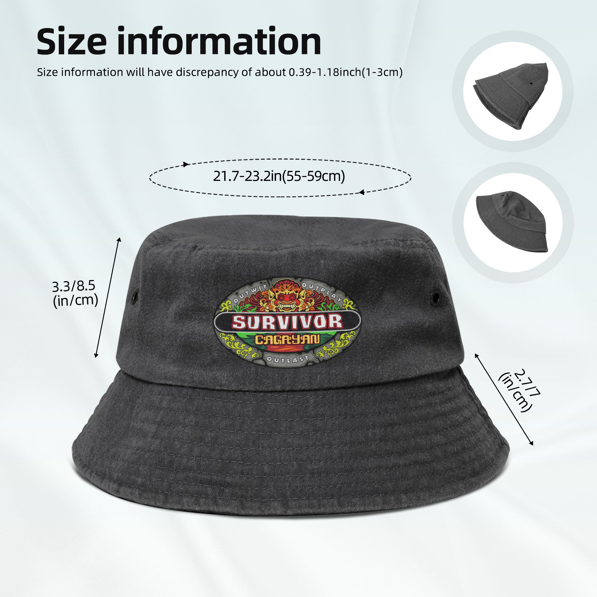 Topi Bucket S-Survivors untuk  - Outdoor Adventure And Travel Show ulasan dan harga
