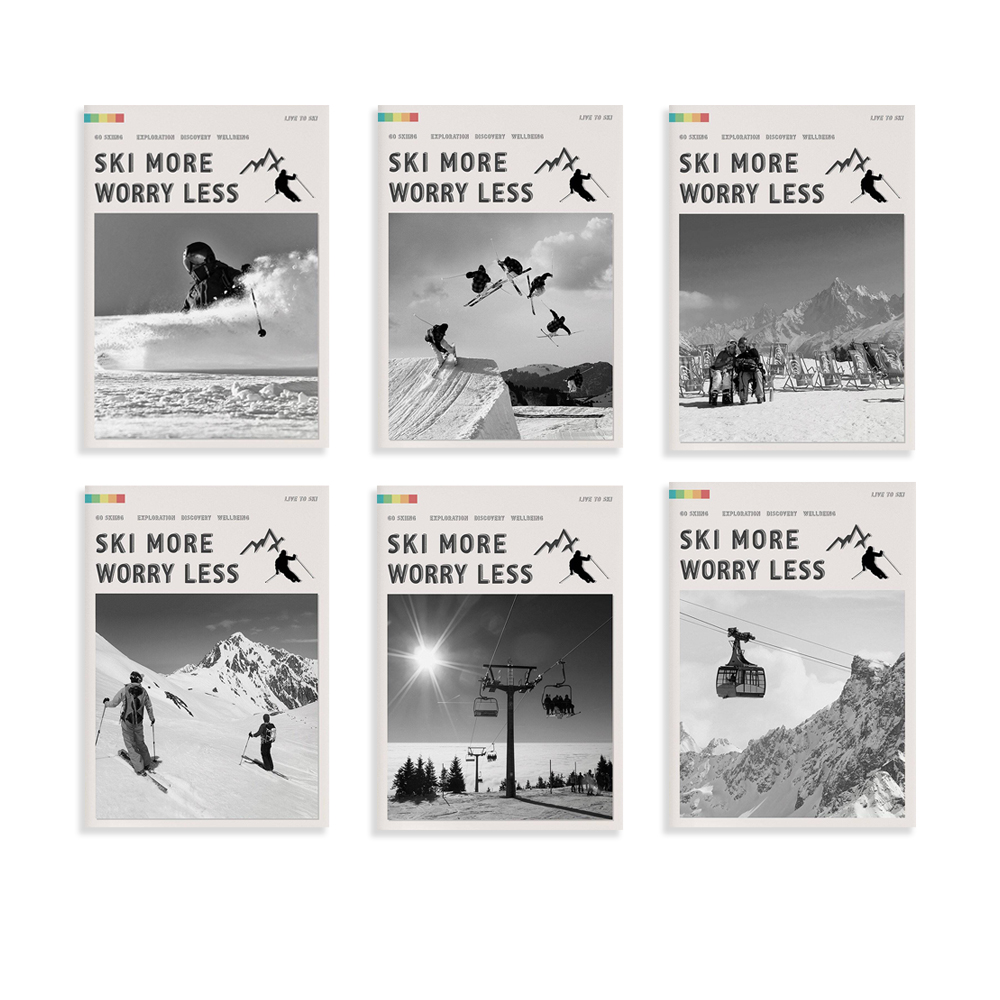 Poster Ski lebih khawatir, cet - Outdoor Adventure Ideas ulasan dan harga
