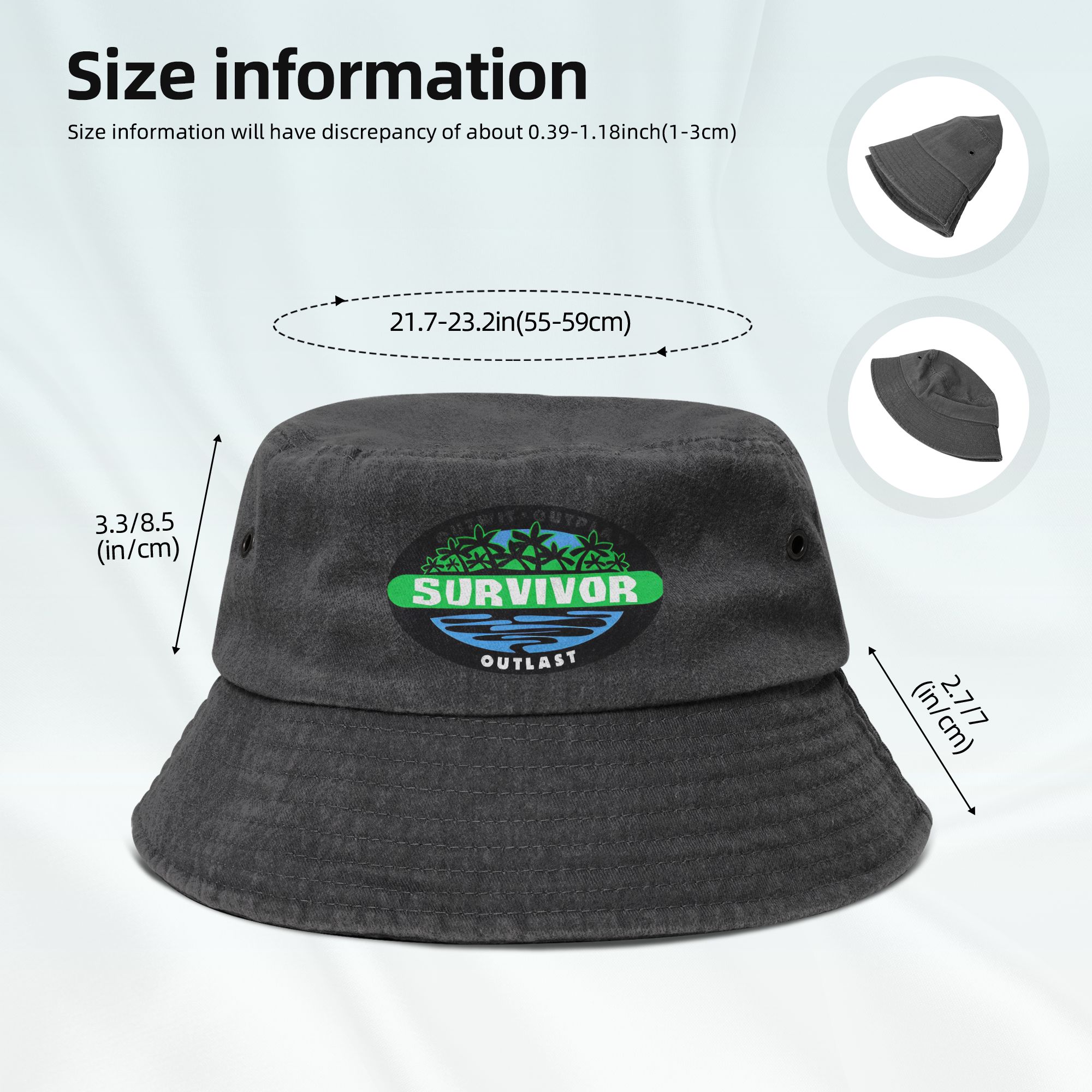 Topi Bucket S-Survivors untuk  - Outdoor Adventure And Travel Show ulasan dan harga