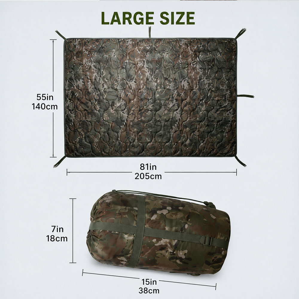 Selimut Camping Kamuflase deng - Outdoor Adventure Quilt ulasan dan harga