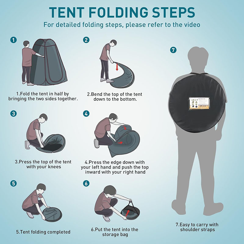 ‌ Tenda Toilet Pop-Up Portabel - Outdoor Adventure Tent ulasan dan harga