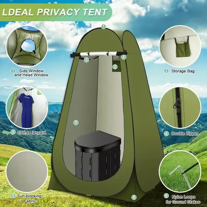 ‌ Tenda Toilet Pop-Up Portabel - Outdoor Adventure Tent ulasan dan harga