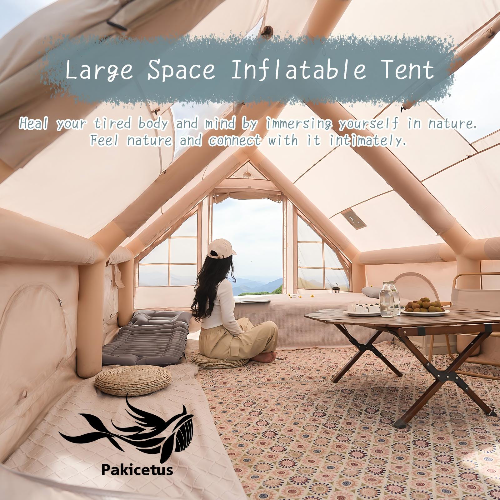 PAKICETUS Tenda Glamping Tiup  - Outdoor Adventure Tent ulasan dan harga