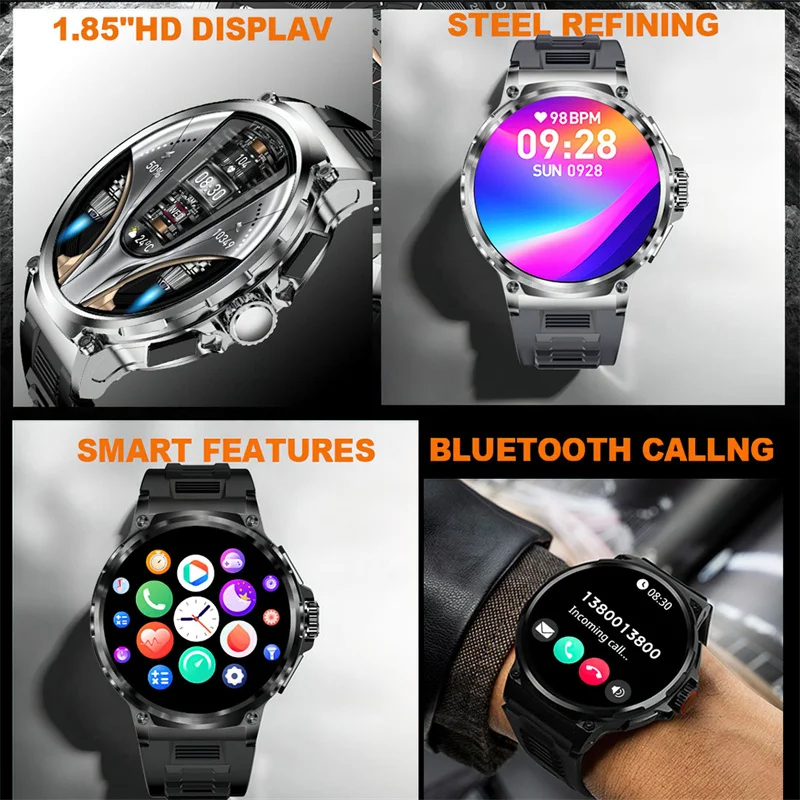 Jam Tangan Pintar Pria 710mAh  - Outdoor Adventure Zone ulasan dan harga
