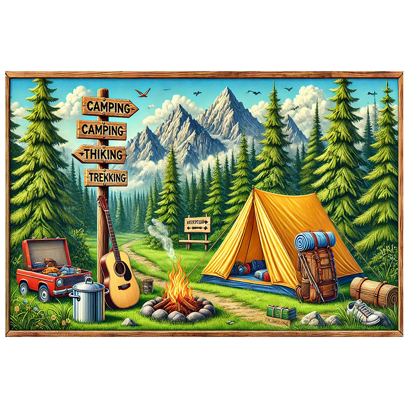 1 latar belakang berkemah dan  - Outdoor Adventure Background ulasan dan harga