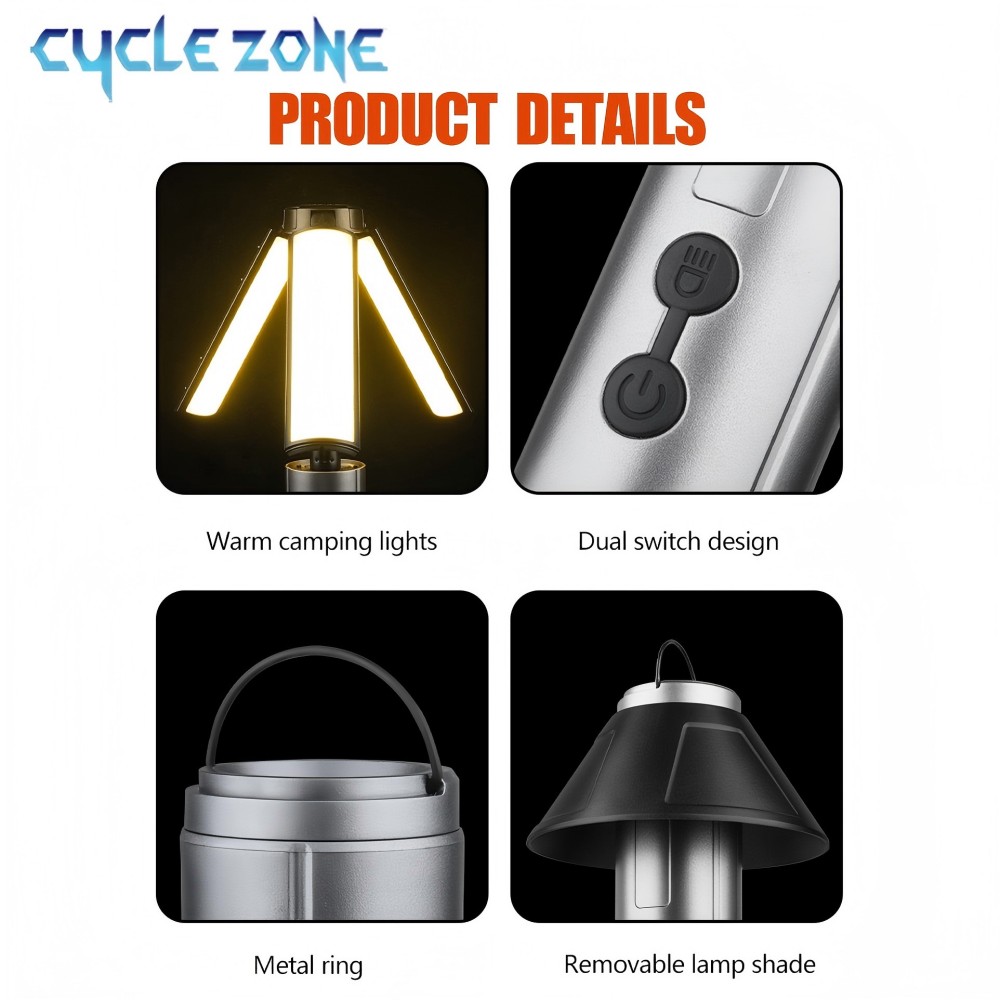 Lampu Kemah Multifungsi 2 In 1 - Outdoor Adventure Zone ulasan dan harga