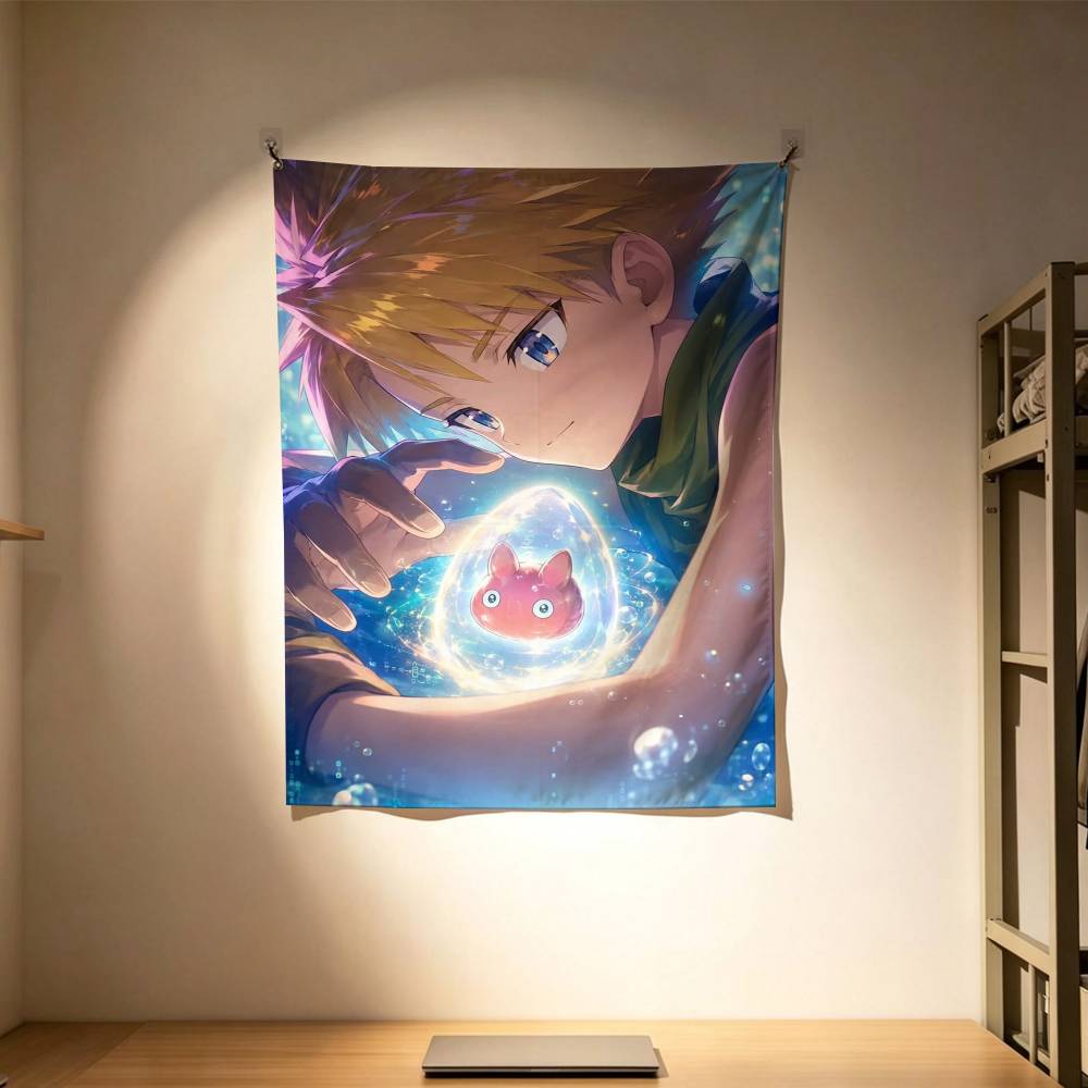 Bendera Digimon Adventure yang - Outdoor Adventure Background ulasan dan harga