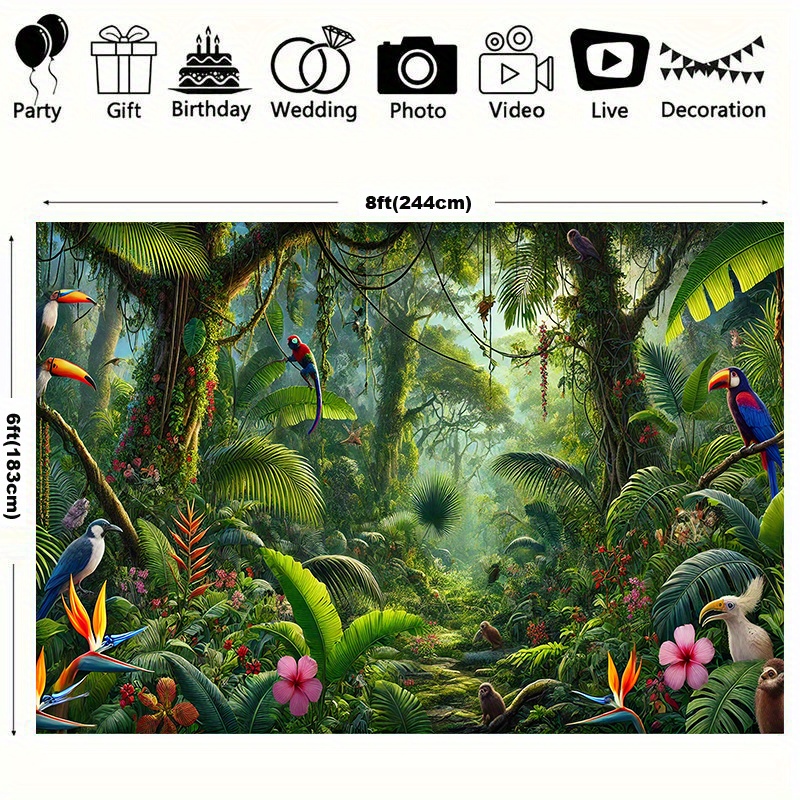 1 Buah Dekorasi Latar Belakang - Outdoor Adventure Background ulasan dan harga