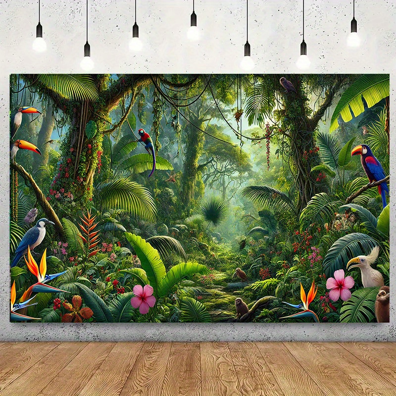 1 Buah Dekorasi Latar Belakang - Outdoor Adventure Background ulasan dan harga