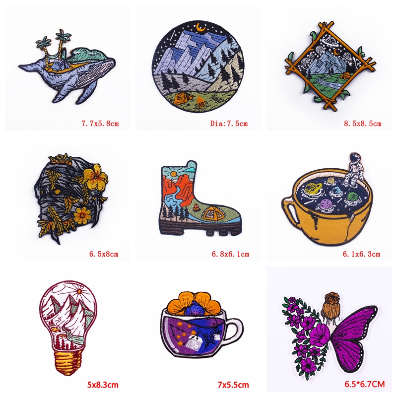 10 Buah/Lot Patch Petualangan  - Outdoor Adventure And Travel Show ulasan dan harga